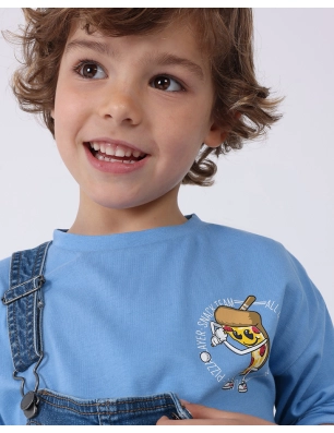 Camiseta M/L 'Snack Team' De Mayoral