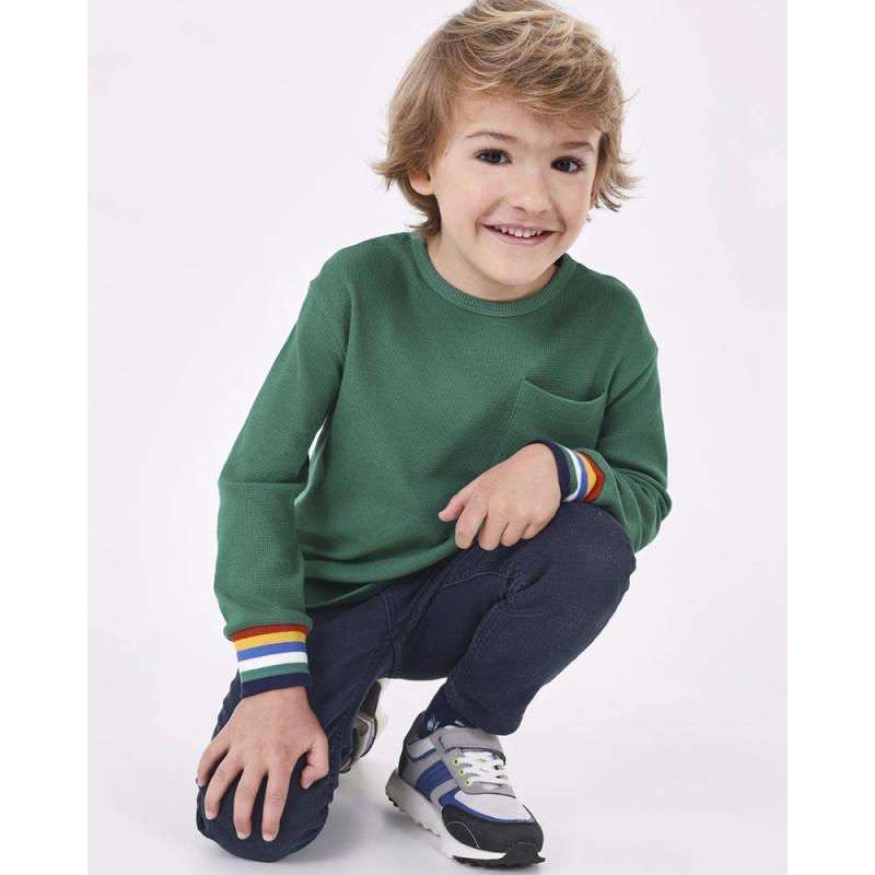 Camiseta M/L Punto Gofrado De Mayoral