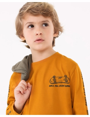 Camiseta M/L Print Mangas De Mayoral
