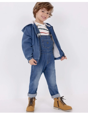 Cazadora Felpa Denim De Mayoral