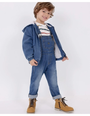 Cazadora Felpa Denim De Mayoral