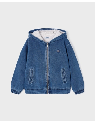 Cazadora Felpa Denim De Mayoral