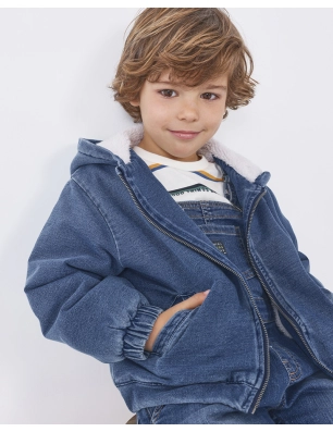 Cazadora Felpa Denim De Mayoral
