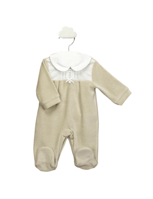 Pelele Abertura Trasera Canesu Cuello Bebe De Babidu