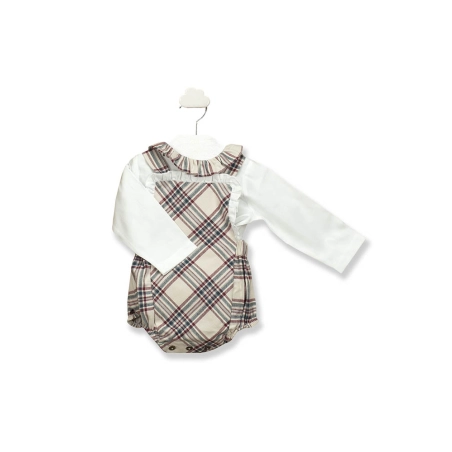 Pelele y Camisa Cuello Volante Xmas De Babidu