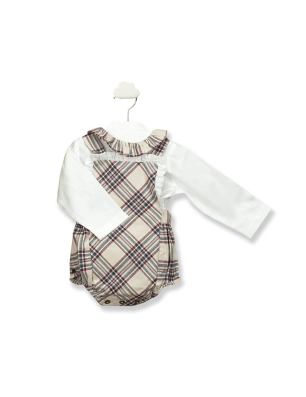 Pelele y Camisa Cuello Volante Xmas De Babidu
