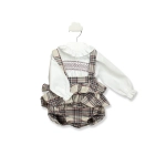 Conjunto Ranita y Camisa Cuello Volante Xmas De Babidu