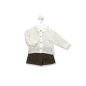 Conjunto Corto y Camisa Cuello Pico Brave De Babidu