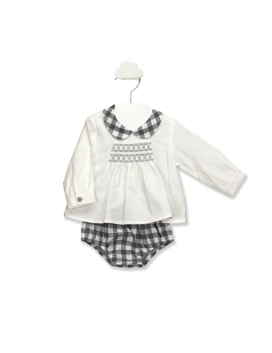 Conjunto Ranita y Camisa Cuello Bebe Cool De Babidu