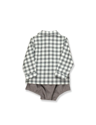 Conjunto Ranita y Camisa Cuello Bebe Cool De Babidu