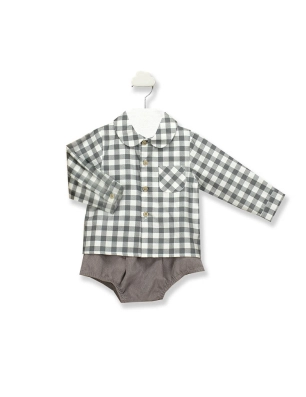 Conjunto Ranita y Camisa Cuello Bebe Cool De Babidu
