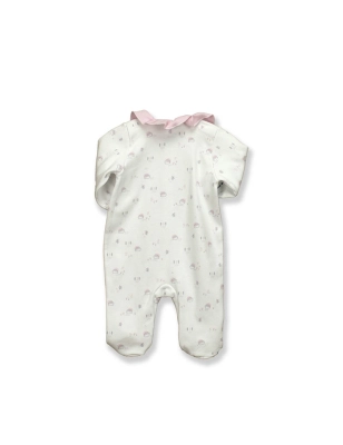 Pelele Abertura Delante Con Volante Tender De Babidu