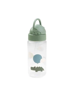 Botella con Asa y Pajita Happy Clouds Done by Deer Green