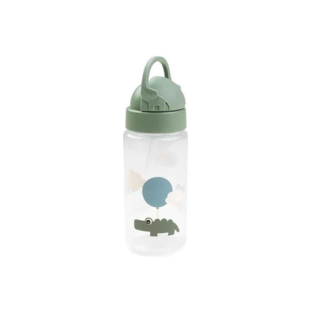 Botella con Asa y Pajita Happy Clouds Done by Deer Green