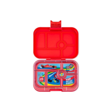 Fiambrera Original Yumbox Road Red Race Cars