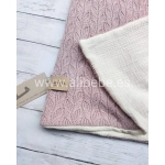 Manta XL Rita de Giraffa Bianca e Blu Nude