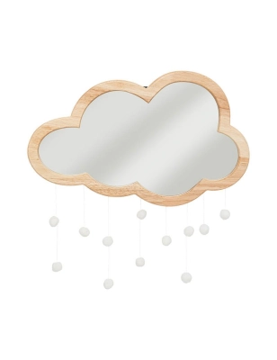 Espejo Nube de madera de Atmosphera