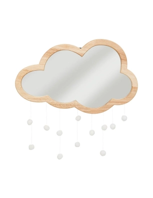 Espejo Nube de madera de Atmosphera