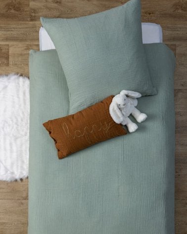 Funda nórdica de gasa Lili de Atmosphera Verde