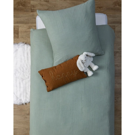 Funda nórdica de gasa Lili de Atmosphera Verde