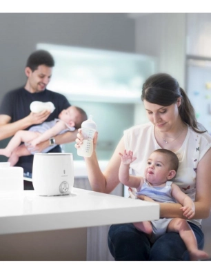 Calientabiberones y esterilizador Warmy Twin de Miniland