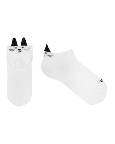 Calcetines invisibles Conejito con orejas de Cóndor 200 Blanco