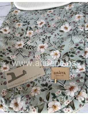 Saco Cuco Candela de Giraffa Bianca e Blu Mint
