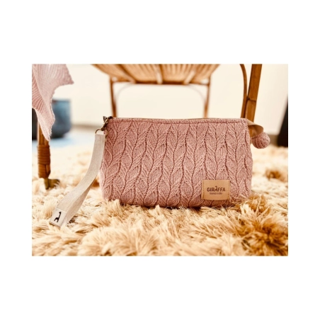 Neceser Rita de Giraffa Bianca e Blu Nude