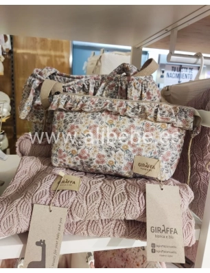 Neceser Emily de Giraffa Bianca e Blu