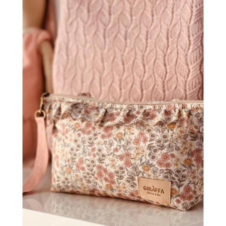 Neceser Emily de Giraffa Bianca e Blu