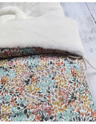 Saco Silla Buga Melissa Interior Pelo Giraffa Bianca e Blu