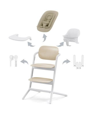 Trona Cybex Lemo 4 en 1 Sand/White