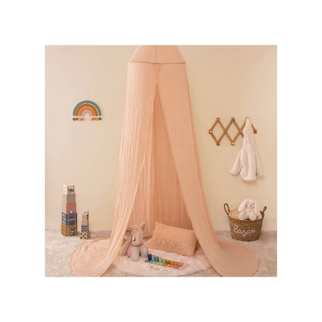 Dosel Lili de gasa de algodón de Atmosphera Rosa