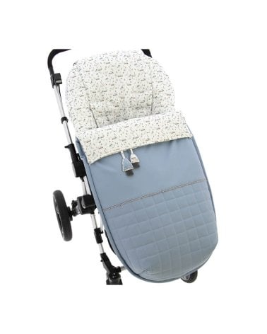 Saco para silla de paseo Irati de Rosy Fuentes Azul Empolvado