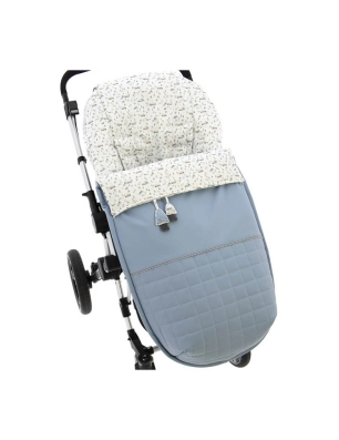 Saco para silla de paseo Irati de Rosy Fuentes Azul Empolvado
