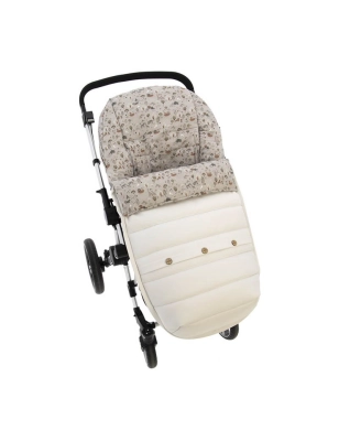Saco para silla de paseo Tallin de Rosy Fuentes Blanco / Gris