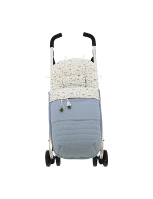 Saco para silla estrecho Irati de Rosy Fuentes Azul Empolvado