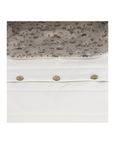 Saco para coche 3 usos Tallin de Rosy Fuentes Blanco / Gris