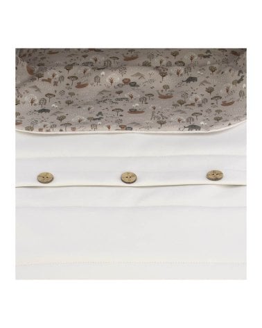 Saco para coche 3 usos Tallin de Rosy Fuentes Blanco / Gris