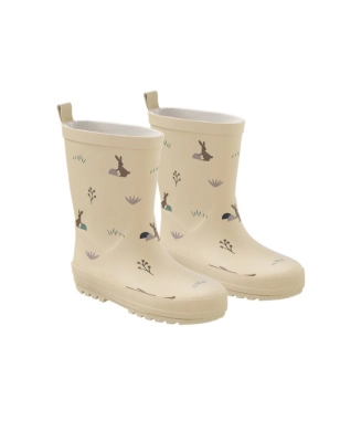 Botas de Agua Infantiles Fresk Conejo Arena