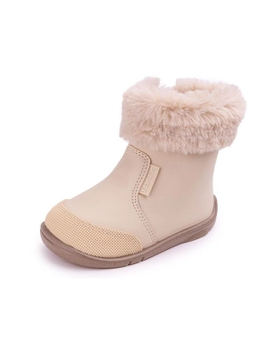 Botitas de Piel Bobas de Titanitos Beige
