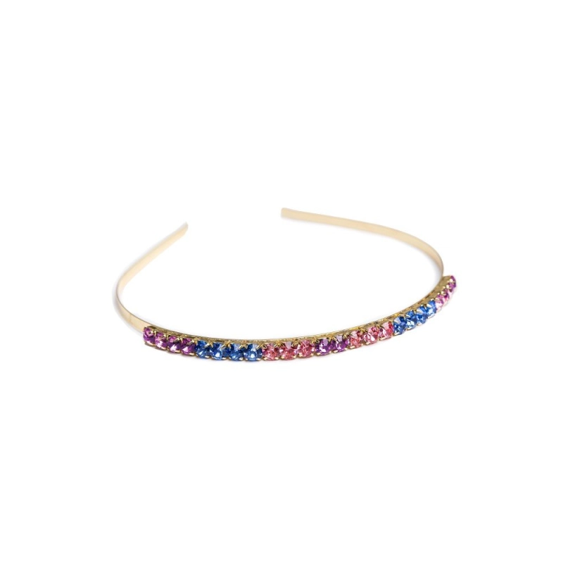 Diadema de brillos multicolor de Great Pretenders