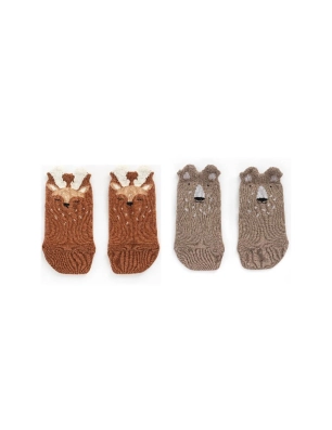 Pack Calcetines Attipas Deer and Bear