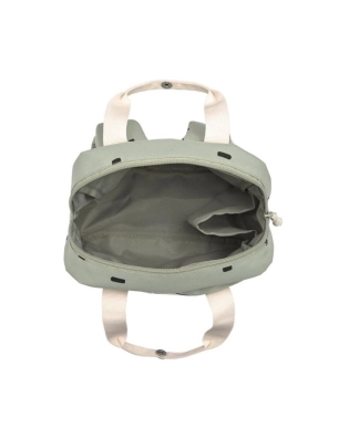Mochila Infantil Cuadrada de Lässig Oliva