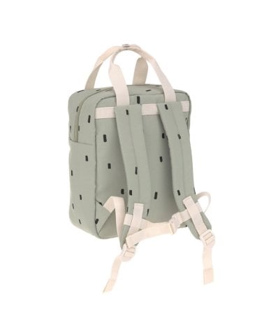 Mochila Infantil Cuadrada de Lässig Oliva