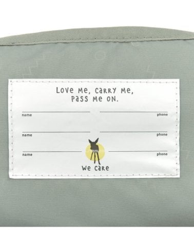 Mochila Infantil Cuadrada de Lässig Oliva