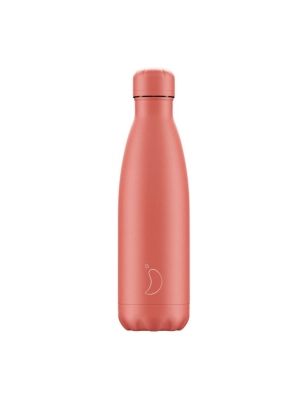 Botella Inox Pastel Total 500ml de Chilly´s Coral