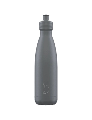 Botella Inox Sports 500ml de Chilly's Gris Mate