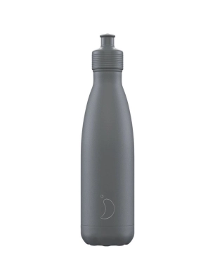 Botella Inox Sports 500ml de Chilly's Gris Mate