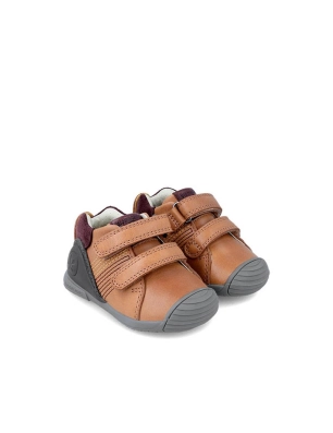 Zapato Doble Tira Biomecanics Camel